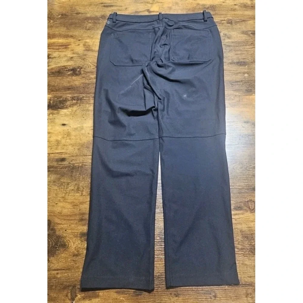 Lululemon Commission Pant Chinos Classic Warpstreme Black Men's 34 X 30